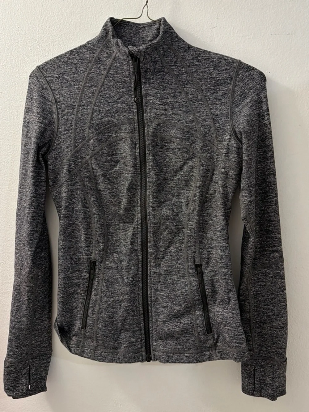 lululemon athletica Heathered Charcoal Full-Zip Jacket
